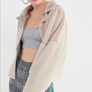 Urban outfitters faux fur jacket